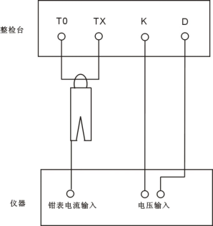 二次负荷测试仪CT负荷检定接线图